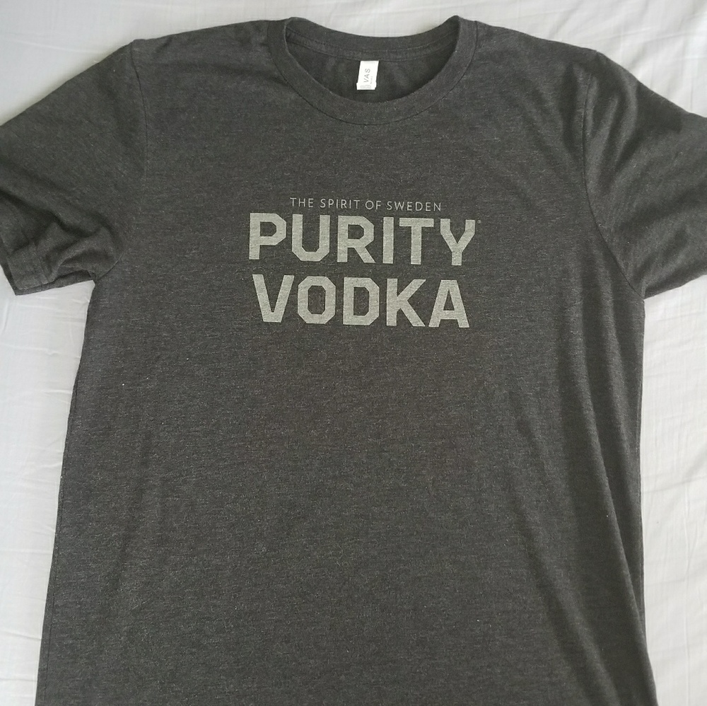 Purity Vodka SKAL Grey t shirt